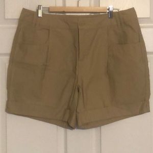 ANA A New Approach Women Khaki (Tan) Shorts Size 16W